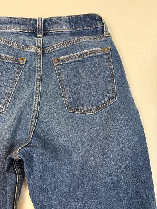 Abercrombie & Fitch Mom High Rise Jeans - Dark Blue Denim Curve Love size 4/27 - Picture 8 of 11